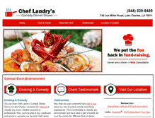 Tablet Screenshot of cheflandry.com